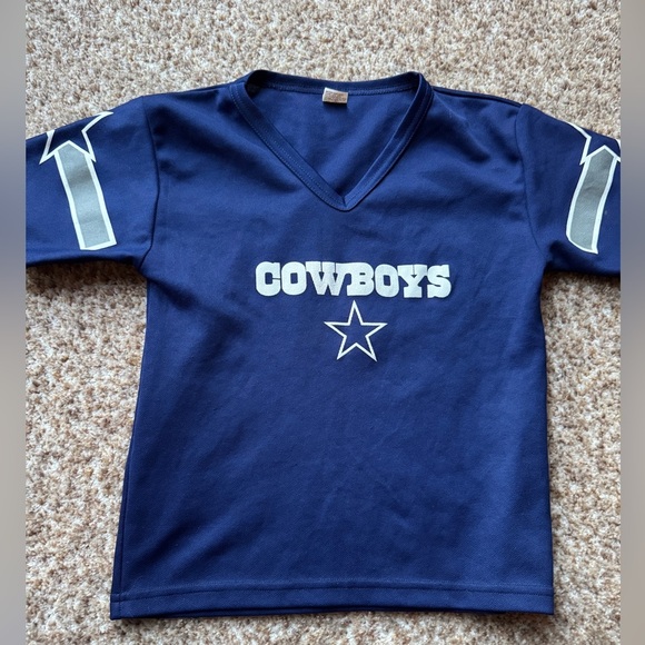 Franklin Dallas Cowboys Blue Jersey Boys Size Small Football Stars - Picture 1 of 3